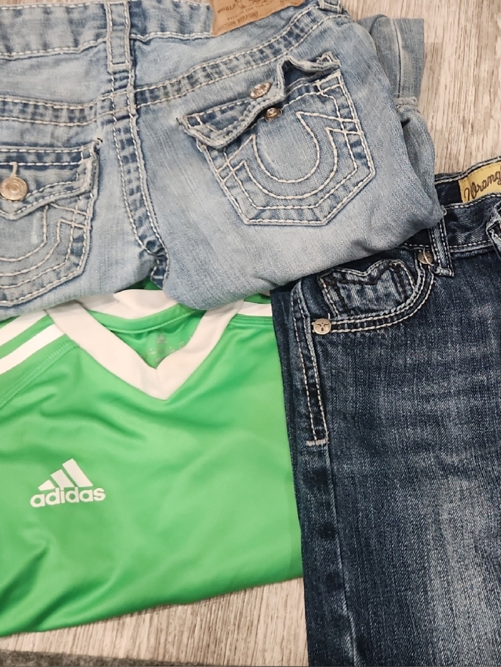 Adidas, True Religion & Wrangler Bundle